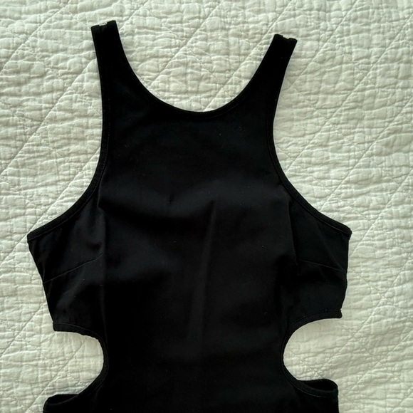 👗FRAME Cut Out Midi Dress 100% Organic Cotton - Picture 5 of 13